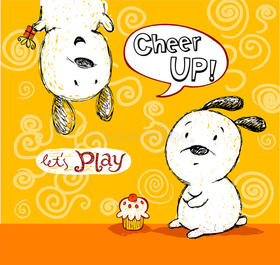 Cheer Up... Card for friends! Cheer Up... Card for friend... Cute... Puppies... Have a good Day!) Free Download 2025 greeting card