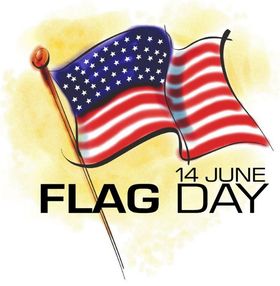 Flag day 2018. Ecard for them. Greeting card. All the best on this day! Free Download 2024 greeting card