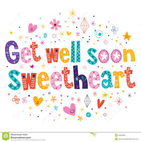 Get Well Soon Sweetheart. New ecard. Wishes of speedy recovery for a daughter. Swing back to life and wear your cheerful look again. I send you fast healing wishes. Free Download 2024 greeting card