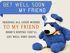 Get Well Soon get Free Download 2025 greeting card