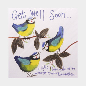 Get Well Soon. Ecard. Hope i will get well soon. A little bird told me you were feeling under the weather. Free Download 2022 greeting card