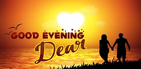 Good Evening, dear! Ecard for us. I wish you warm and tender embraces, affectionate words, revelation and untiring pleasure between us. Free Download 2025 greeting card