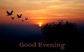 I wish you Good Evening. Nature ecard. Let nothing spoil the mood, let no one break your evening idyll. Free Download 2025 greeting card