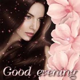 Good Evening to you from this beautiful girl. Let all wait, Let this evening bring Only joy, light, warmth, comfort, Relax is waiting for you today! Free Download 2025 greeting card