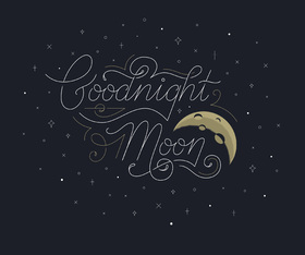 Good Night. Moon. Black background. Good Night... wishes... sweet Dream...Moon... Free Download 2024 greeting card