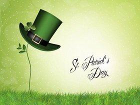 Good Card... St. Patrick's day... Grass... Good weather... Hat... Shamrock... Free Download 2025 greeting card