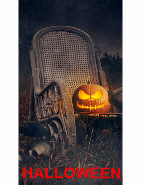 Terrible Halloween. New ecard. Halloween. Have a great Halloween. Scary postcard for friends. Free Download 2025 greeting card