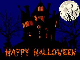 Happy Halloween! Ecard. It is a scariest night of the year! Be careful! Free Download 2025 greeting card