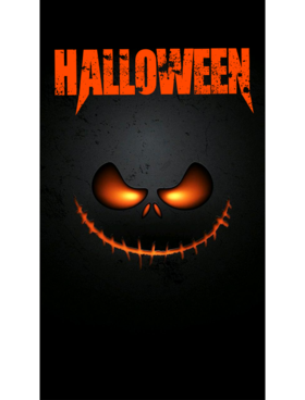 Halloween scary face. Ecard. Have a scary day! Free Download 2025 greeting card