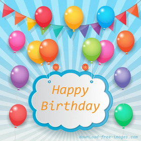 Happy Birthday Balloons. Nice ecard! A Birthday Balloon Message. Beautiful Birthday Balloons. Free ecard! Free Download 2024 greeting card