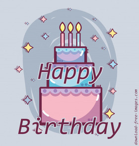 Happy Birthday To You! Birthday Cake For You! New ecard! Happy Wonderful Birthday. Free ecard! Free Download 2025 greeting card