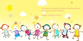 A piece of child drawing. New ecard for free! Happy Children. A piece if drawing. Free Download 2025 greeting card