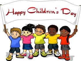 Happy Children's Day! New ecard for free! Happy Children. Free Download 2022 greeting card