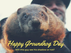 Happy Groundhog day!!! Ecard for Dad... Will this guy see his shadow or not? Free Download 2024 greeting card