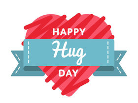 Happy Hug Day. Greeting Card for you... Happy Hug Day... Love.... Beauty... Hugs.... Free Download 2024 greeting card