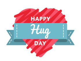 Happy Hug Day. Greeting Card for you... Happy Hug Day... Love.... Beauty... Hugs.... Free Download 2025 greeting card