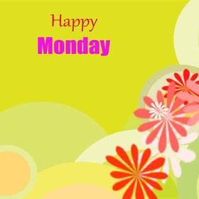 Happy Monday Postcard For her. New ecard. Happy Monday. Yellow background. Monday postcard for her. Gnive smiles to the people around you and your day will be kind and full of happy minutes! Free Download 2024 greeting card