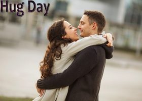 Happy National hug day dear Boyfriend. New ecard. People... Enamored people... Hugs... Good day! Happy National Hug Day! Free Download 2024 greeting card