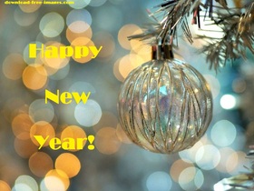 This magic new year ball for you! Happy New Year 2019. Magic Ball. Fir-tree. X-mas tree. Christmas tree. Lights Free Download 2024 greeting card