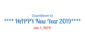 Countdown to Happy New Year! Magic ecard 2019. Happy New Year 2019. Countdown. January 1. 2019. White background. Free Download 2024 greeting card