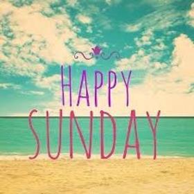 Happy Sunday on the beach. New ecard. Sunday beach. Have a happy sunday. Let this Sunday be a rainbow for the entire upcoming week! Shine & smile! Free Download 2022 greeting card