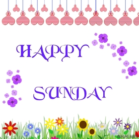 Happy sunday with cute background. New ecard. Sunday Morning. Sunday ecard and wishes. Share this happy Sunday ecard to everyone. Free Download 2025 greeting card