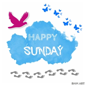 Happy sunday and pink bird. New ecard. Sunday. Pink bird. Happy Sunday pics and ecards. Wishe someone a wonderful Sunday with this Sunday wishes card. Free Download 2024 greeting card