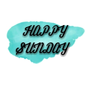 Happy sunday on a blue background. New ecard. Sunday. Blue Sunday. Have a happy Sunday. wish you new successes and solutions to old problems on a new day. Good luck! Free Download 2024 greeting card