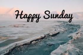 Happy Sunday on the water background. New ecard. Sunday. Water. Ocean. Have a great Sunday. Wish you a happy sunday. beautiful Sunday card. Free Download 2025 greeting card