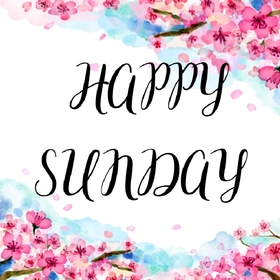 Sunday is a beautiful day. New ecard. Sunday pink flowers. Have a nice day. Sunday wishes for her. Send this wonderful Sunday ecard to your dear. Free Download 2025 greeting card