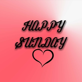 Happy sunday on the pink background. New ecard. Pink Sunday. Have a happy Sunday. Sunday wishes. Hope you will send each moment of this Sunday With A Lot Of Happiness. Free Download 2025 greeting card