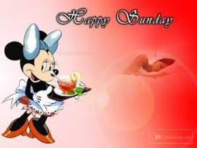 Congrats with Sunday. New ecard. Mini Mouse wishes Happy Sunday. May this day change your life!! Have a nice day. Happy Sunday wishes for a girl, daughter. Free Download 2024 greeting card