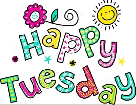 Have A Happy and Colorful Tuesday. New ecard. Tuesday's colors. Send Happy Tuesday pic to your friends. Funny Tuesday. Have a great day. Tuesday wishes. Free Download 2025 greeting card