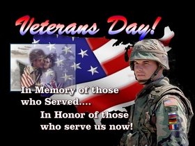 Happy Veterans Day 2018! New ecard for free. In memory of those who Served... In Honor of those who serve us now! Free Download 2024 greeting card