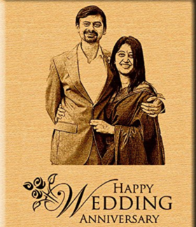 Happy Wedding anniversary to my friends. Happiness to your family and prosperity to your home. Free Download 2024 greeting card