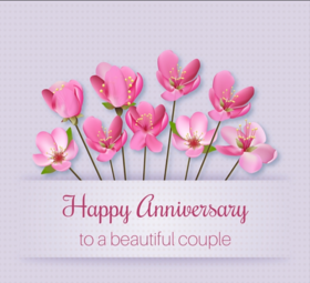 Happy Wedding anniversary to my old friends. My dear, I want to congratulate you from the bottom of my heart on the anniversary of the wedding! Free Download 2024 greeting card
