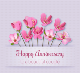 Happy Wedding anniversary to my old friends. My dear, I want to congratulate you from the bottom of my heart on the anniversary of the wedding! Free Download 2025 greeting card