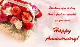 Happy Wedding anniversary ecard. May your common desires and dreams come true. Live easily, beautifully, mentally and peacefully. Free Download 2025 greeting card