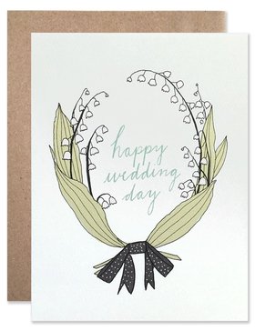 Happy wedding day card. New card. The best congratulations On your wedding day! Free Download 2023 greeting card