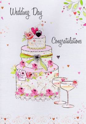 wedding day congratulations. Greeting card. Wishing you both a wonderful Wedding Day. Free Download 2024 greeting card