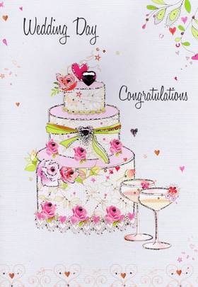 wedding day congratulations. Greeting card. Wishing you both a wonderful Wedding Day. Free Download 2025 greeting card