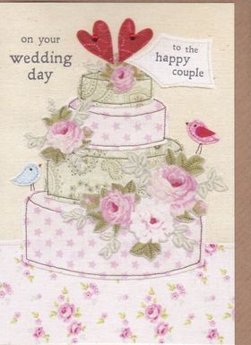 To the happy couple! Greeting card. May each new day Find your hearts close your lives fuller, your love deeper. Free Download 2024 greeting card