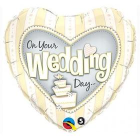 Happy wedding day, my dear! Greeting card. On your Wedding day. Hearts shape. Cake. Free Download 2024 greeting card