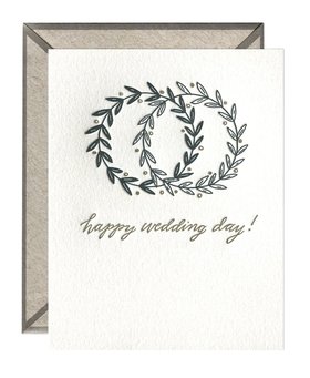 It's your wedding day. Greeting card. Wishing you a lovely day that you will remember with happiness. Free Download 2025 greeting card