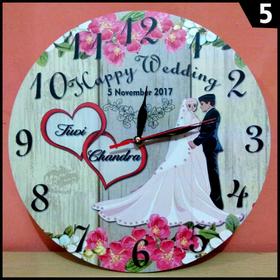 Happy wedding day clocks. Greeting card. May all your hopes and dreams be real, May success find its way to your hearts. Free Download 2025 greeting card