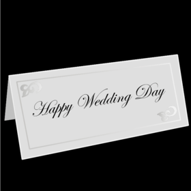 Happy wedding day white ecard. Greeting card. You have a special day today. You became husband and wife. Love you dearly each other Before your wedding, gold. Free Download 2024 greeting card