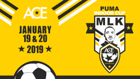 ACE January 19&20 of 2019. Ecard for free. PUMA indoor cup MLK. Free Download 2024 greeting card