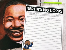 Card. Martin's big words. Free Download 2025 greeting card