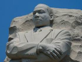 Martin Luther King a statue. Ecard for free. Martin Luther King was maded of stone. Free Download 2024 greeting card
