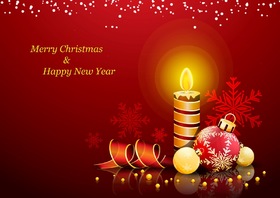 Merry Christmas and Happy New Year card to you! I sincerely congratulate you on Christmas and wish you a happy and kind soul, sincere hopes and love of the heart, true happiness. Free Download 2024 greeting card